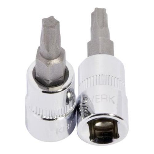 Kraftwerk Tools 115008 1/4" Chiave a bussola giravite Pentatorx, TS 8