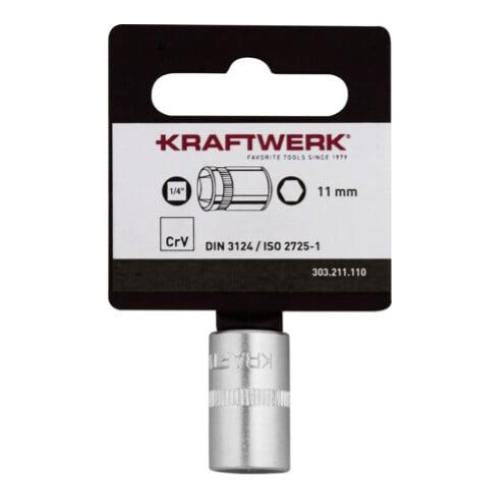 Kraftwerk Tools 303.211.110 BASIC LINE Chiave a bussola 1/4" 11 mm con gancio