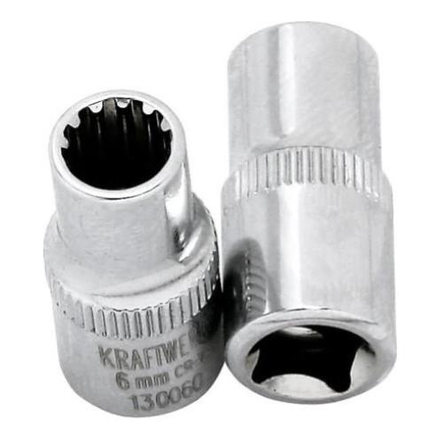 Kraftwerk Tools 130100 1/4'' Chiave a bussola COMBI 10 mm