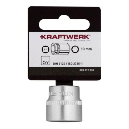 Kraftwerk Tools 303.212.130 BASIC LINE Chiave a bussola 1/2" 13 mm con gancio