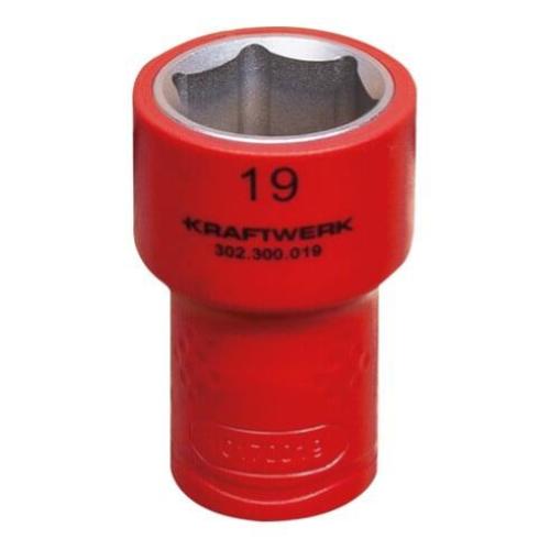 Kraftwerk Tools 302.300.019 3/8" Bussola isolata VDE 19 mm