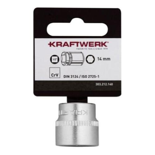 Kraftwerk Tools 303.212.140 BASIC LINE Chiave a bussola 1/2" 14 mm con gancio