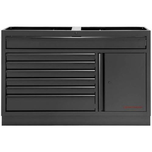 Kraftwerk Tools 3964-02-W-BLK MOBILIO cassettiera 1360 mm 7 cassetti 1 anta BLK