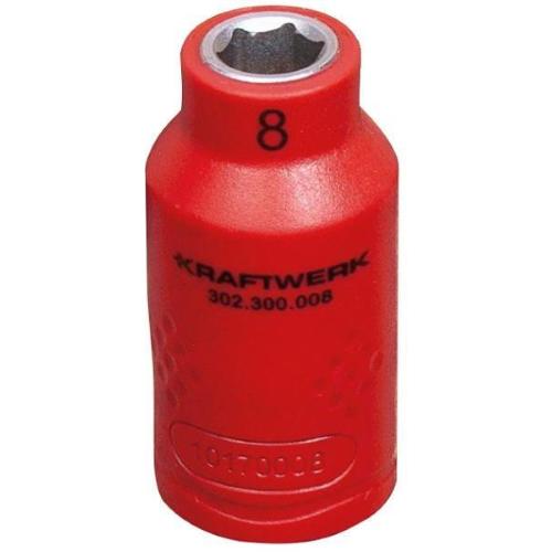 Kraftwerk Tools 302.300.008 3/8" Bussola isolata VDE 8 mm