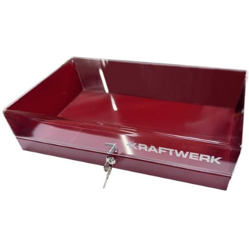 Kraftwerk Tools 90329 Custodia in metallo con coperchio in acrilico