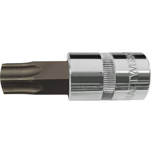 Kraftwerk Tools 325381 Chiave a bussola 1/2" con inserto TX con foro T80 70 mm