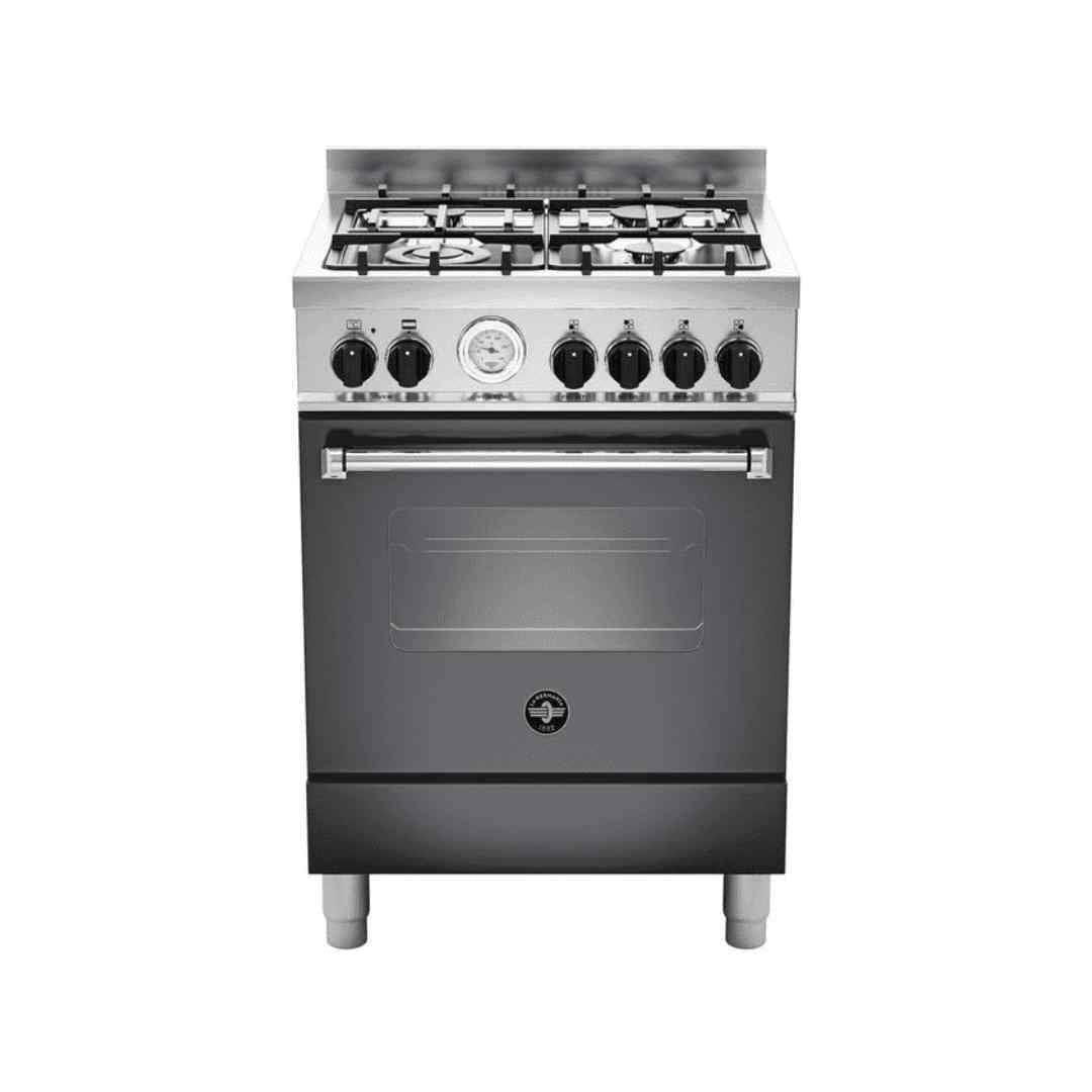 La Germania cucina gas 60x60 cm, Nero - AMN664ENET - EldomCasa