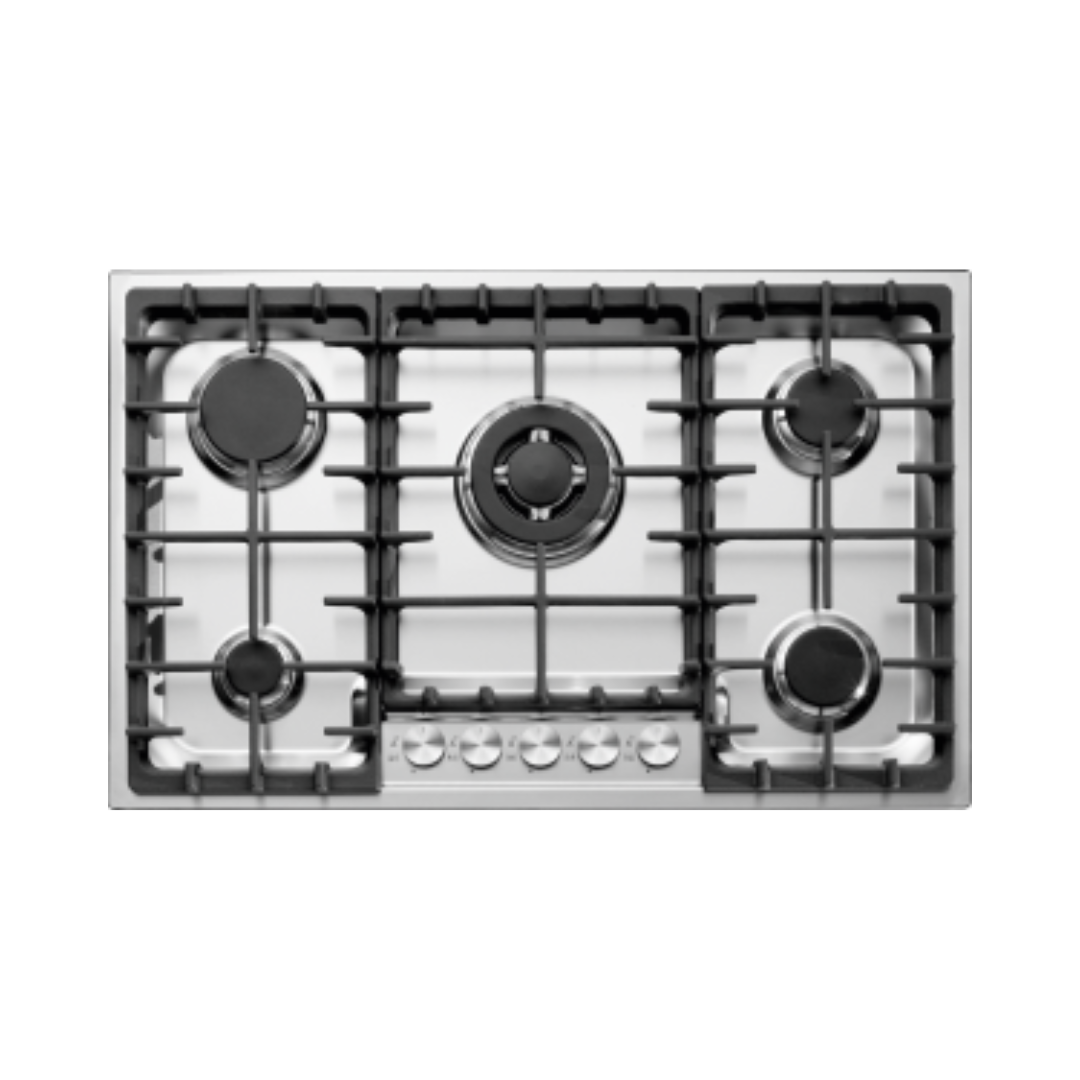 Barazza 1POF80 Piano cottura OFFICINA incasso a filo da 80 cm 4 GAS + DOPPIA CORONA