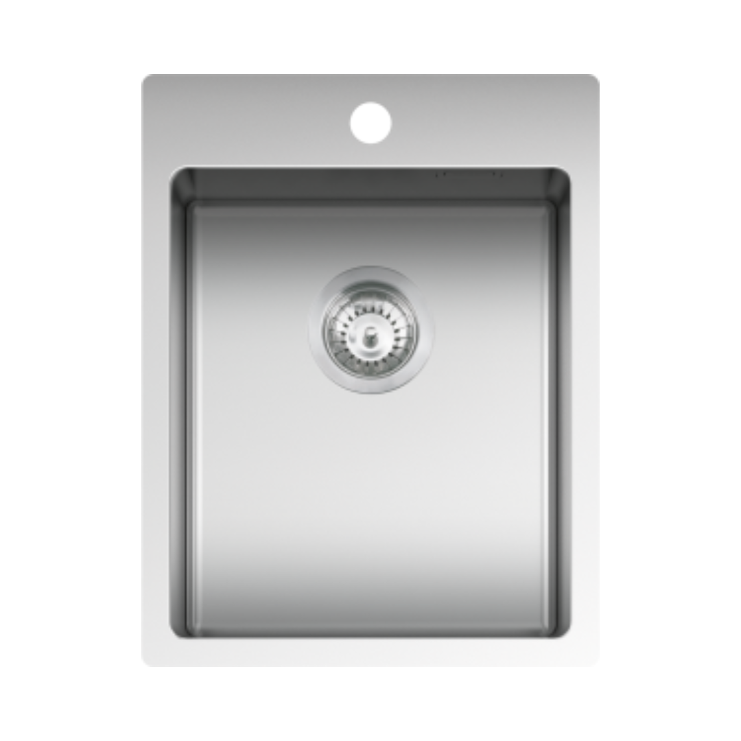 Barazza lavello 1 vasca 1LBS41 B_Smart incasso e filo da 39x50,5