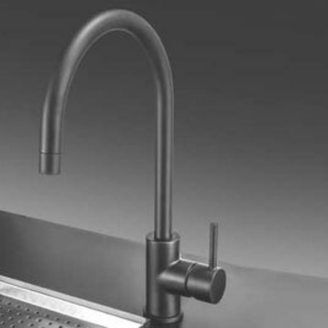 Rubinetto miscelatore cucina City One 1RUBCY1 Barazza colore NERO
